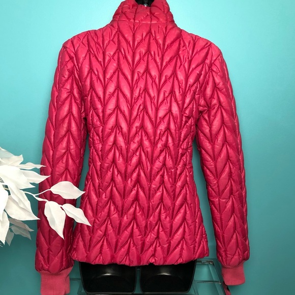 GUESS Women Pink Winter Jacket/Puffer - Picture 3 of 15